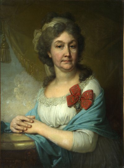Portræt af baronesse Varvara Vasilyeva, 1800 af Vladimir Lukich Borovikovsky