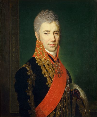 Portræt af kronrytteren Sergey Ilyich Mukhanov 1762-1842 af Vladimir Lukich Borovikovsky