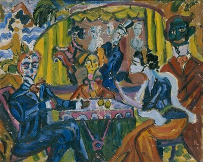 The Stray Dog Cabaret i Sankt Petersborg, 1910