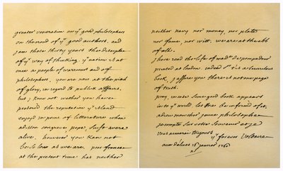 Brev fra Francois Marie Arouet de Voltaire til George Keat, 16. januar 1760. af Voltaire
