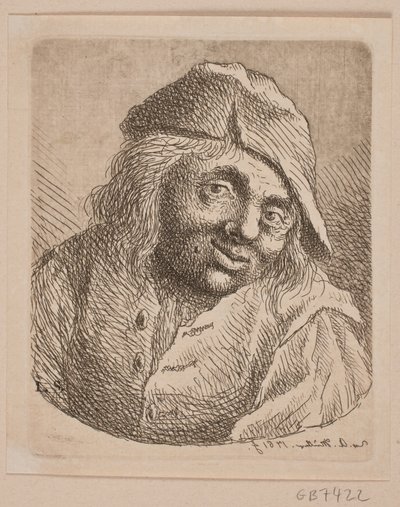 Brystbillede af en bonde af W.A. Müller