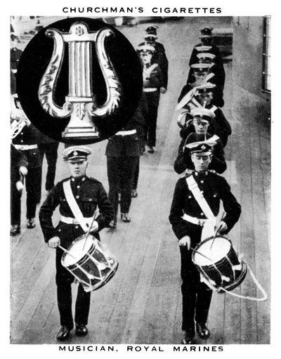 Musiker, Royal Marines, 1937. af WA and AC Churchman