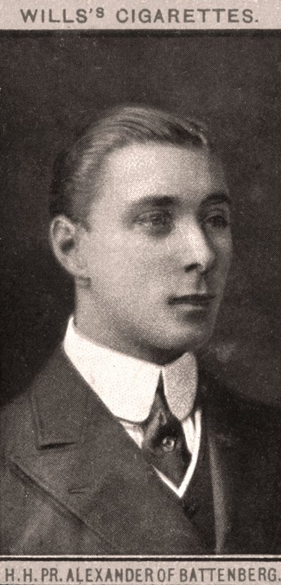 H.H, PR. Alexander af Battenberg, 1908. af WD and HO Wills