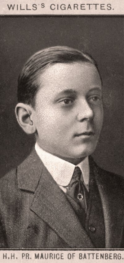 H.H, PR. Maurice af Battenberg, 1908. af WD and HO Wills