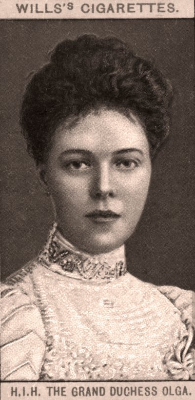H.I.H Storhertuginden Olga, 1908. af WD and HO Wills