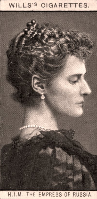 H.I.M. Kejserinde af Rusland, 1908. af WD and HO Wills