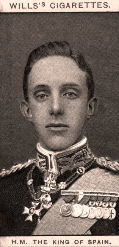 H.M. Kongen af Spanien, 1908. af WD and HO Wills