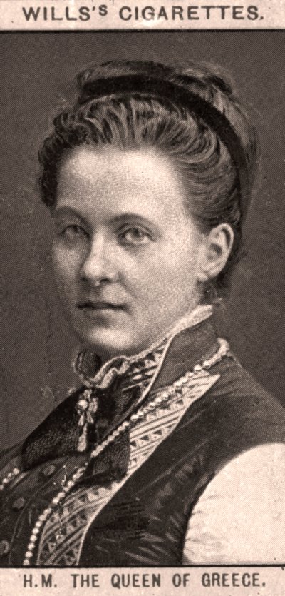 H.M. Dronningen af Grækenland, 1908. af WD and HO Wills
