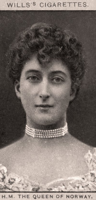 H.M. Dronningen af Norge, 1908. af WD and HO Wills