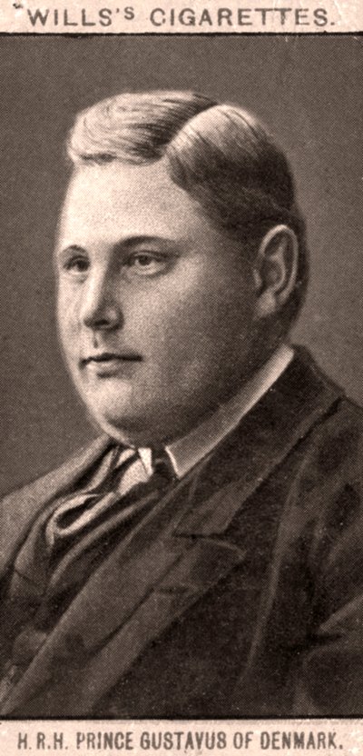 H.R.H Prins Gustav af Danmark, 1908. af WD and HO Wills