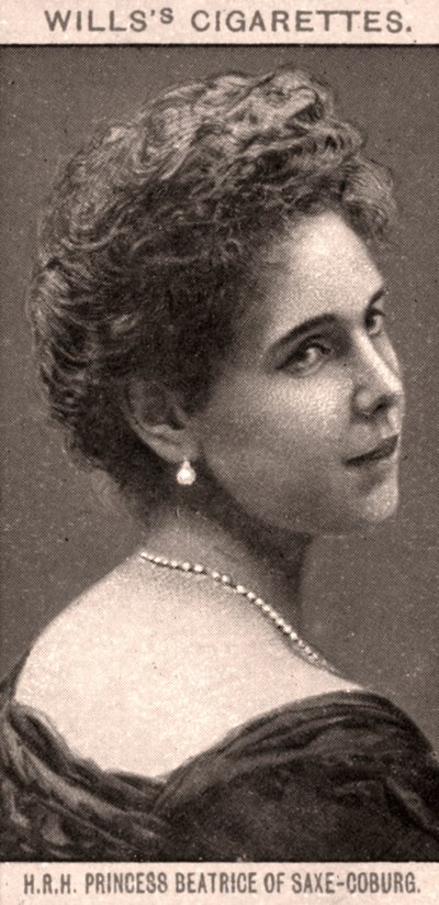 H.R.H. Prinsesse Beatrice af Saxe-Coburg, 1908. af WD and HO Wills