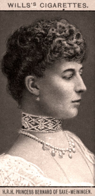 H.R.H Prinsesse Bernard af Saxe-Meiningen, 1908. af WD and HO Wills