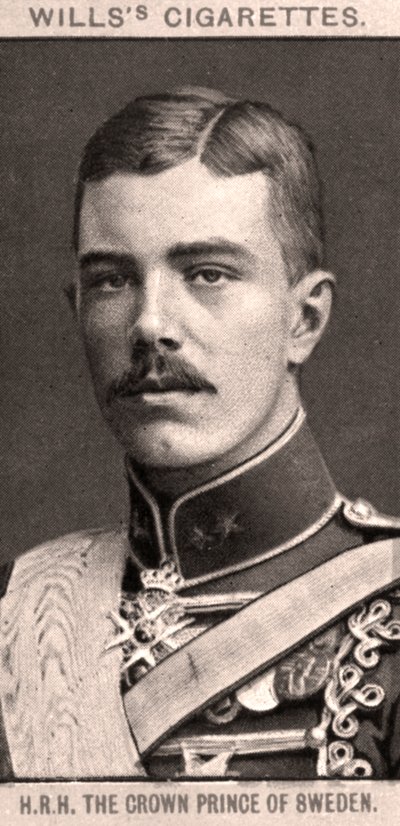 H.R.H Kronprinsen af Sverige, 1908. af WD and HO Wills