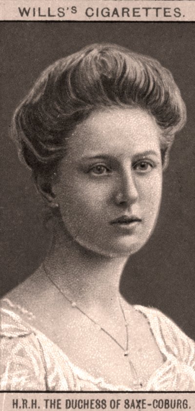 H.R.H. Hertuginden af Sachsen-Coburg, 1908. af WD and HO Wills