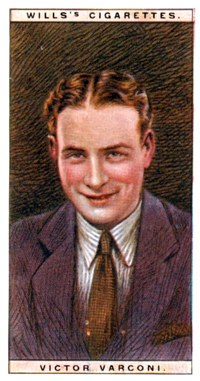 Victor Varconi 1891-1976, ungarsk skuespiller, 1928. af WD and HO Wills