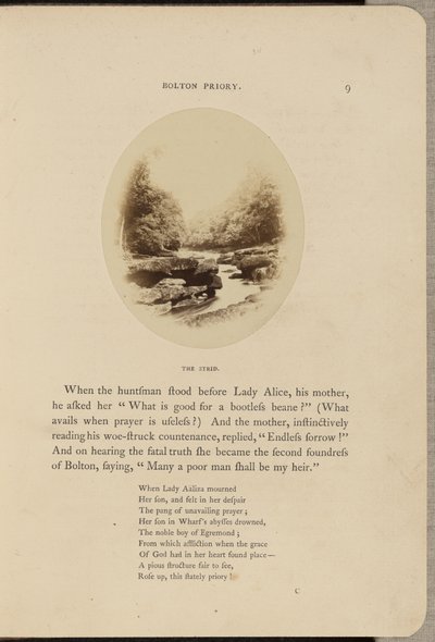 Bolton Priory; The Strid af W.R. Sedgfield