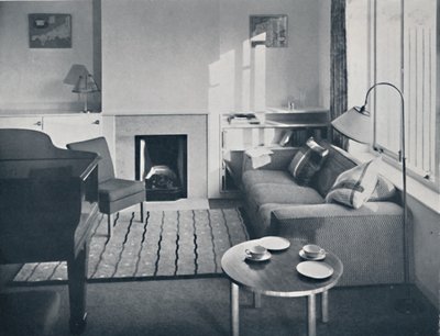 Elsa Booth - Stue som var planlagt til at rumme et flygelforte, 1939 af W. Dennis Moss