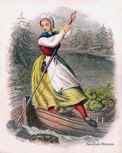 Svensk kvinderoning, 1809. af W. Dickes