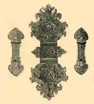 Bogspænder i sølv, 1881. af W. E. Mackaness