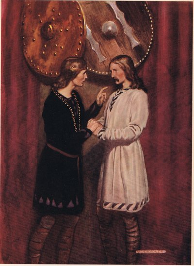 Hamlet taler til Horatio, fra 
