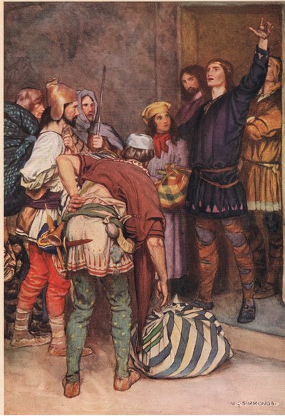 Hamlet byder de rejsende spillere velkommen til Helsingør, fra 