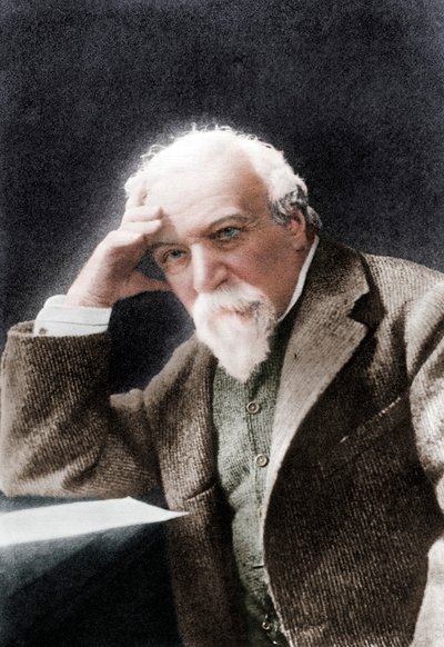 Robert Browning, engelsk digter og dramatiker, slutningen af det 19. århundrede. af W H Grove