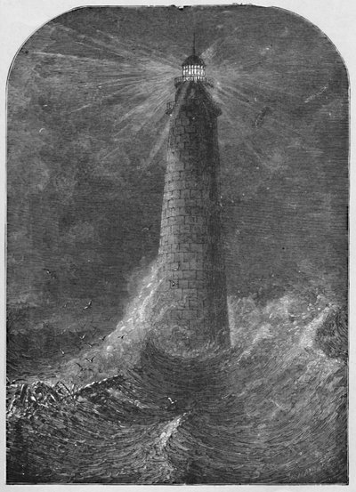 Minots Ledge Light-House, Massachusetts, 1877, 1883 af W. H. Morse