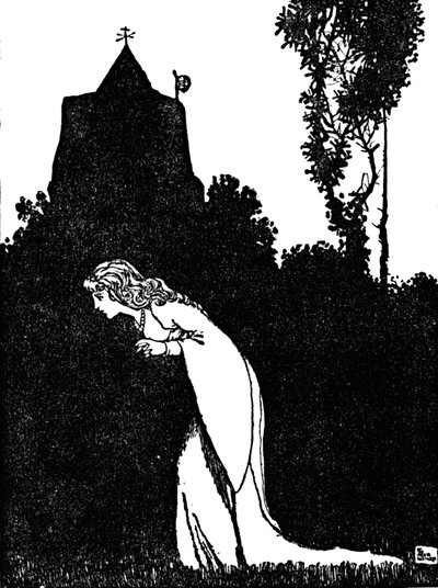 I Must Venture to the Churchyard, c1930 af William Heath Robinson