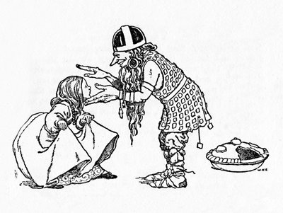 Jeg vil have dig som kone, c1930 af William Heath Robinson