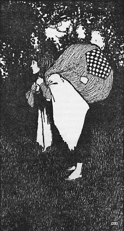 Køkkenpigen, c1930 af William Heath Robinson