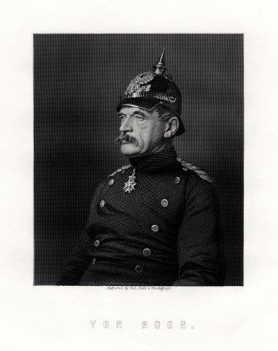 Albrecht Theodor Graf Emil von Roon, preussisk soldat og politiker, 1800-tallet. af W. Holl