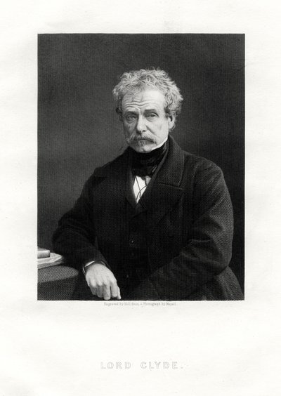 Colin Campbell, 1. Baron Clyde, skotsk soldat, 1800-tallet af W. Holl