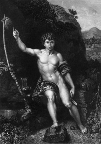 Jeg er stemmen til en, der græder i ørkenen, 1800-tallet. af W. Holl
