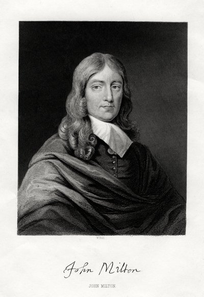 John Milton, engelsk digter, 1800-tallet af W. Holl