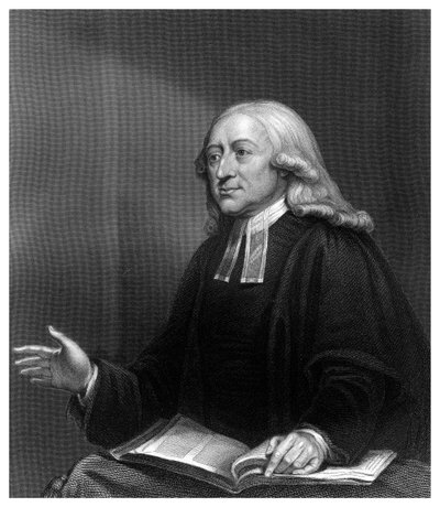 John Wesley, engelsk non-konform prædikant fra det 18. århundrede. af W. Holl