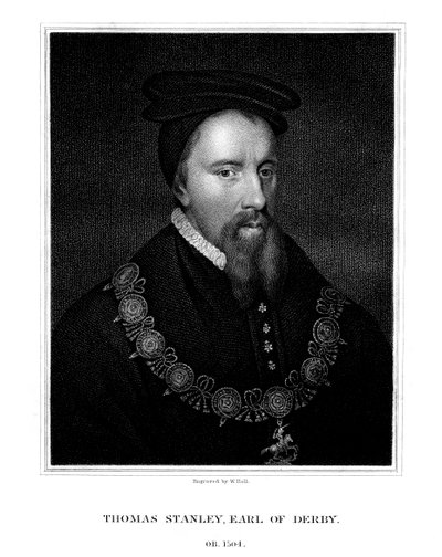 Thomas Stanley, 1. jarl af Derby, engelsk adelsmand, 1827. af W. Holl