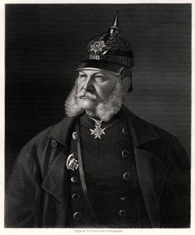 Wilhelm I, konge af Preussen og kejser af Tyskland, 1800-tallet af W. Holl