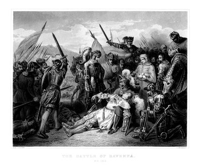 Slaget ved Ravenna, 11. april 1512, 1875 af W. Hulland