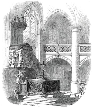 Kapel ved Kalenberg - efter Hans Kongelige Højhed Prins Alberts tegning, 1845. af W. J. Linton