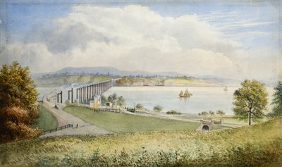 Severn jernbanebro af W. Key