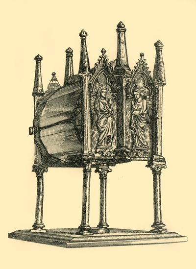 Relikvieskrin, 1300-tallet, 1881. af W. M. McGill