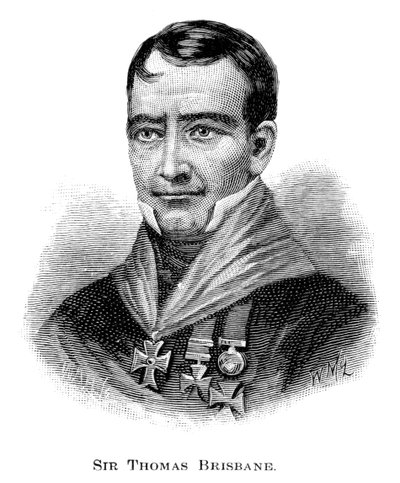 Sir Thomas Brisbane, britisk soldat, kolonialguvernør og astronom, 1886. af W. Macleod