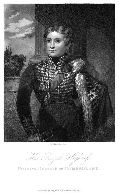 Prins George af Cumberland, 1831 af W. Nicholas