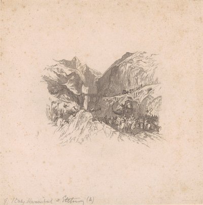 Hannibal passerer Alperne (vignetter) af W. R. Smith