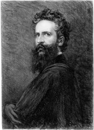 Hans Makart, østrigsk kunstner, c1880-1882. af W. Unger