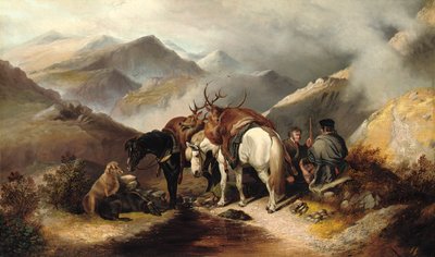 Stalking on the Highlands, 1871 af W. W. Morris