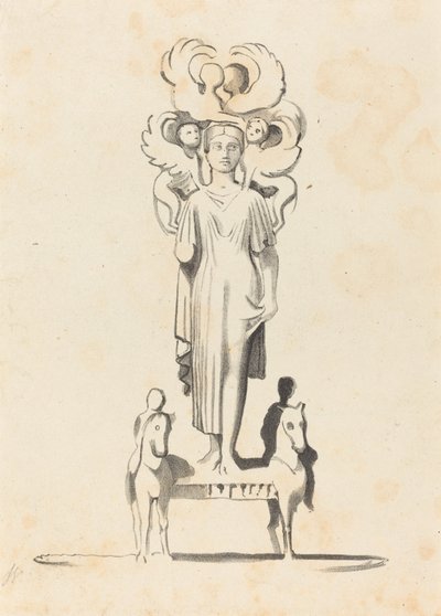 Bronzefigur af Minerva, fundet i Achilles