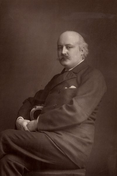 ""(Charles) Hubert (Hastings) Parry (1848-1918) (woodburytype) af W. and D. (after) Downey