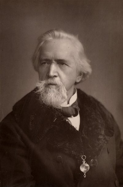 ""George Jacob Holyoake (1817-1906) engelsk sekularist og social reformator. Den sidste person i England, der blev fængslet for ateisme (1842). Aktiv i Andelsbevægelsen. (woodburytype) af W. and D. (after) Downey