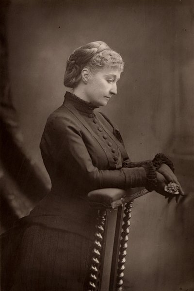 ""Keisarinna Eugenie (1826-1920) Ranskan Napoleon III:n leski. (woodburytyyppi) af W. and D. (after) Downey